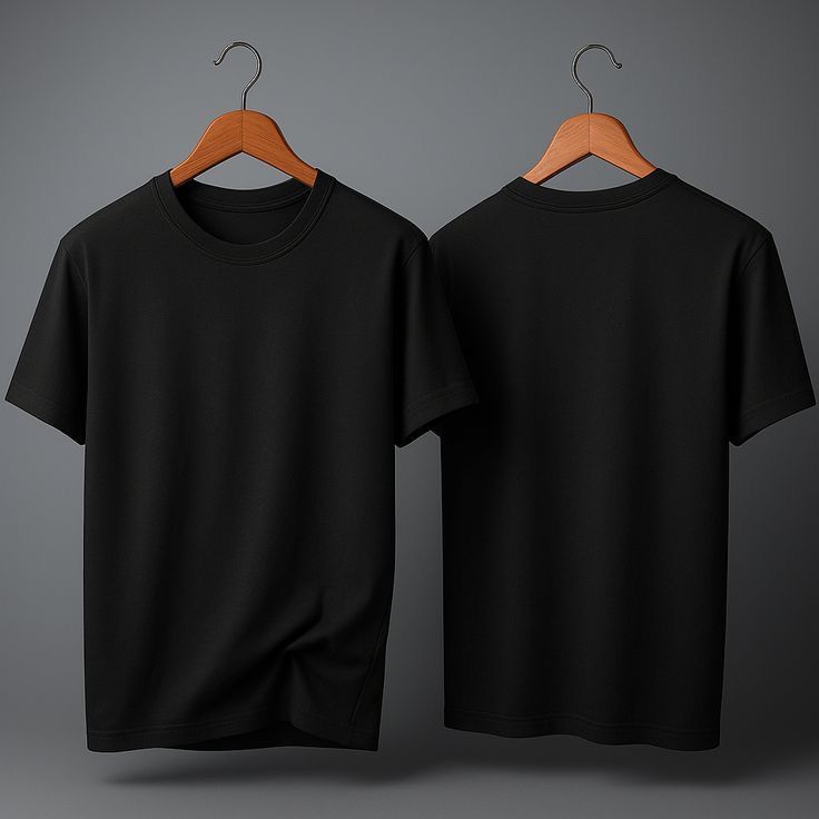 Drop Shoulder Pack of Two (Black & White)