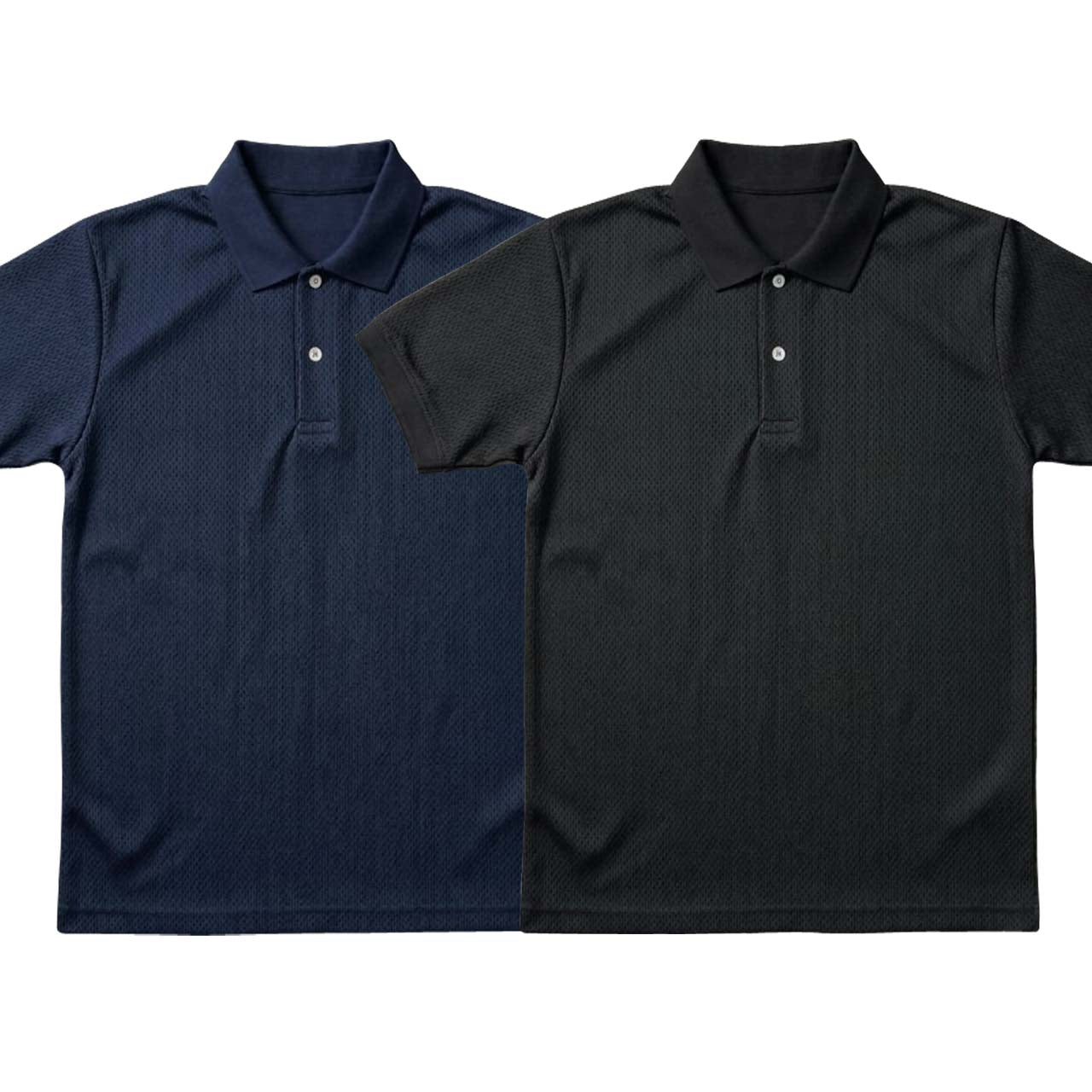 Pack of 2 Polo T-Shirts ( Black & Navy )