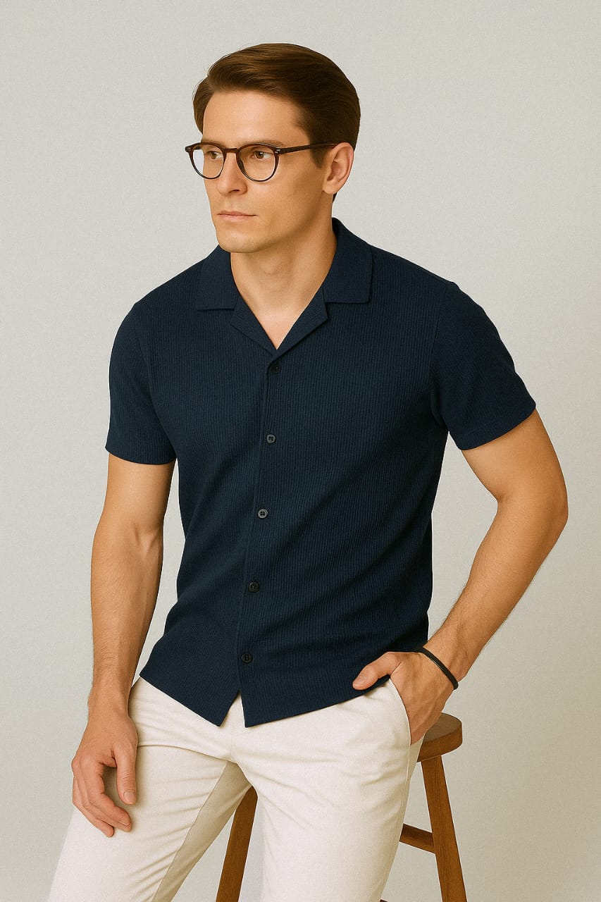 Pack of 4 WAFFLE Open Shirts